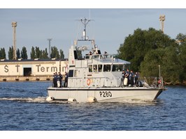 Brytyjski patrolowiec przypłynął do Szczecina