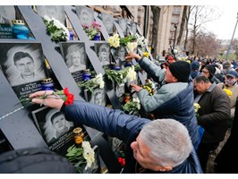 Ukraina obchodzi czwartą rocznicę rewolucji godności