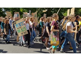 Młodzież na ulicach wzywa do walki o środowisko