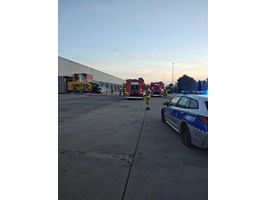 Pożar w Motańcu. Spłonęła ciężarówka