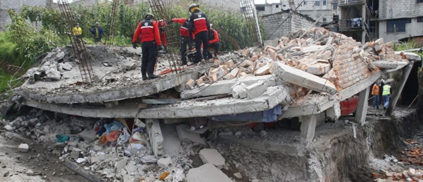 Już 272 ofiary trzęsienia ziemi w Ekwadorze