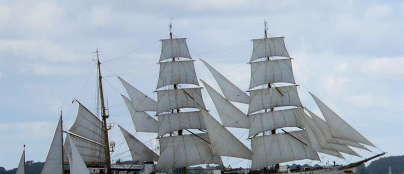 „Gorch Fock” wyszedł w morze. Baltic Sail: kurs na Szczecin, później Tallinn