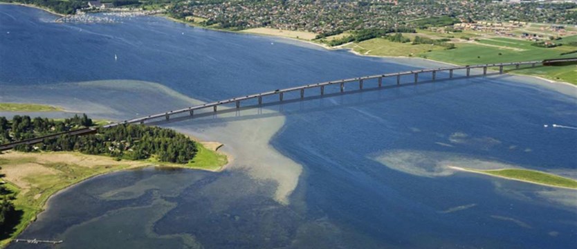 Pierwsze części duńskiego mostu