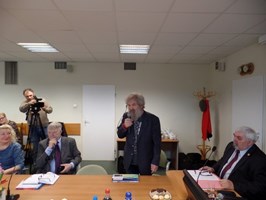 Aleksander Doba na sesji w Policach