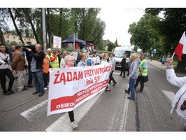 Blokowali drogę na prawobrzeżu Szczecina