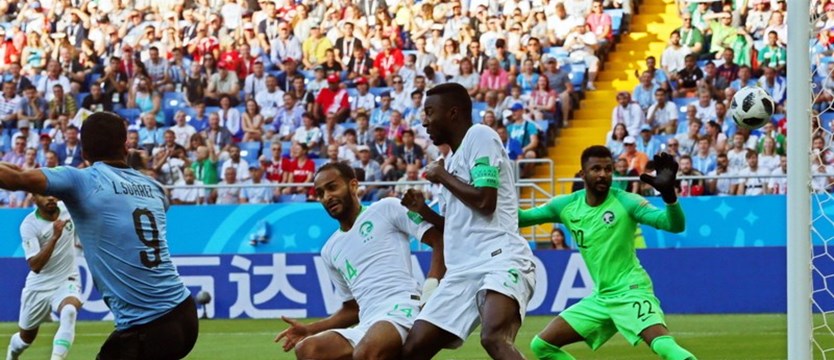 MŚ 2018. Urugwaj - Arabia Saudyjska 1:0
