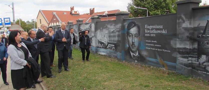 Mural w hołdzie polskim wynalazcom