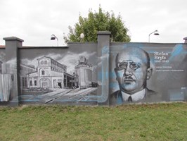Mural w hołdzie polskim wynalazcom
