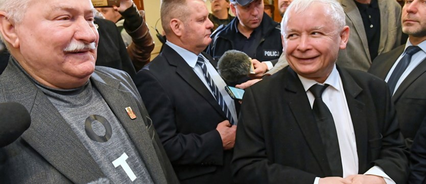 Jarosław Kaczyński kontra Lech Wałęsa