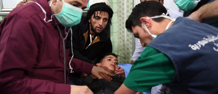 Wielu poszkodowanych w ataku chemicznym w Syrii