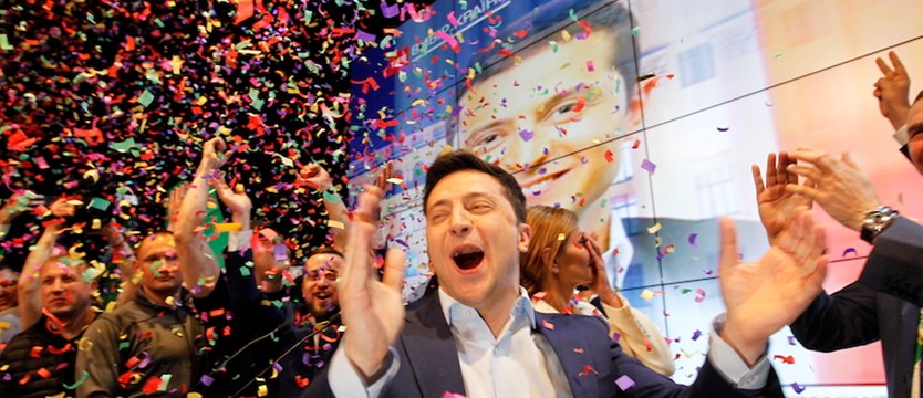 Exit poll: Wołodymyr Zełenski zwycięzcą II tury wyborów prezydenckich na Ukrainie