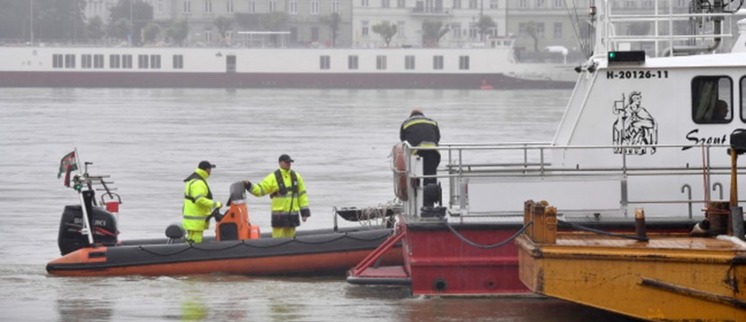 Minimalne szanse na odnalezienie żywych po zatonięciu statku na Dunaju