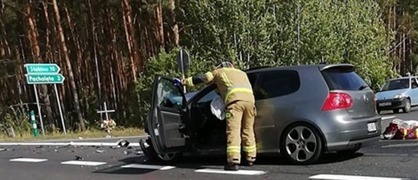 Wypadek w Marwicach
