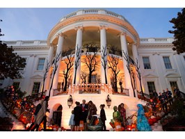 Halloweenowo w Białym Domu