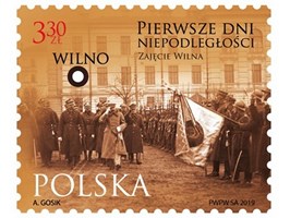 Znaczki na 101. rocznicę odzyskania przez Polskę niepodległości