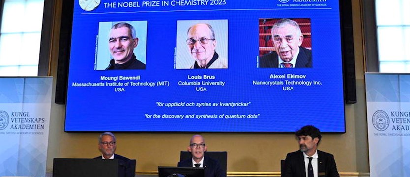 Nobel z chemii za kropki kwantowe, najmniejsze komponenty nanotechnologii