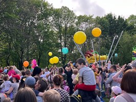 Balonowa fantazja w parku Kasprowicza