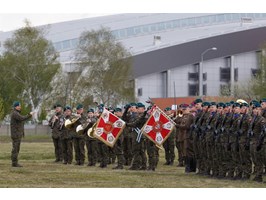 Wojskowe świętowanie 12. Batalionu Dowodzenia Ułanów Podolskich