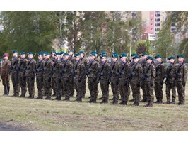 Wojskowe świętowanie 12. Batalionu Dowodzenia Ułanów Podolskich