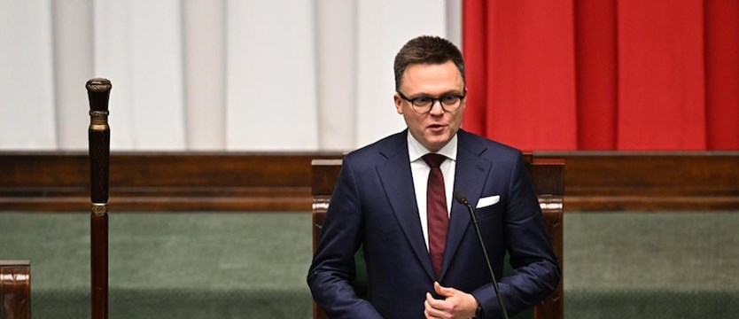 Szymon Hołownia wybrany na marszałka Sejmu